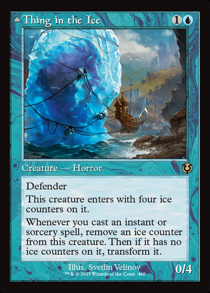 Thing in the Ice // Awoken Horror - [Foil, Retro Frame] Innistrad Remastered (INR)