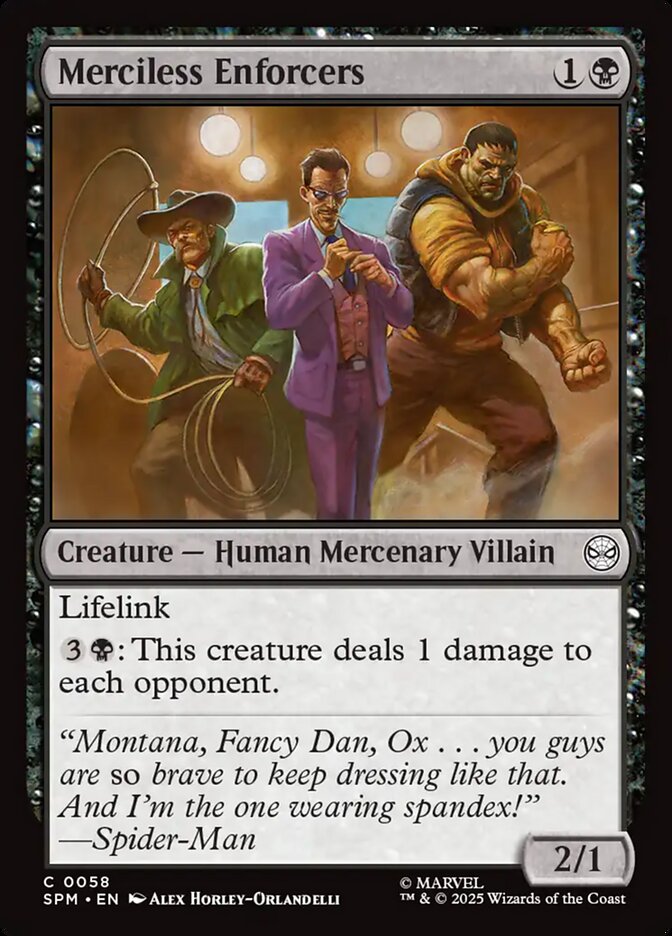 Merciless Enforcers (58) - [Foil] Marvel's Spider-Man (SPM)
