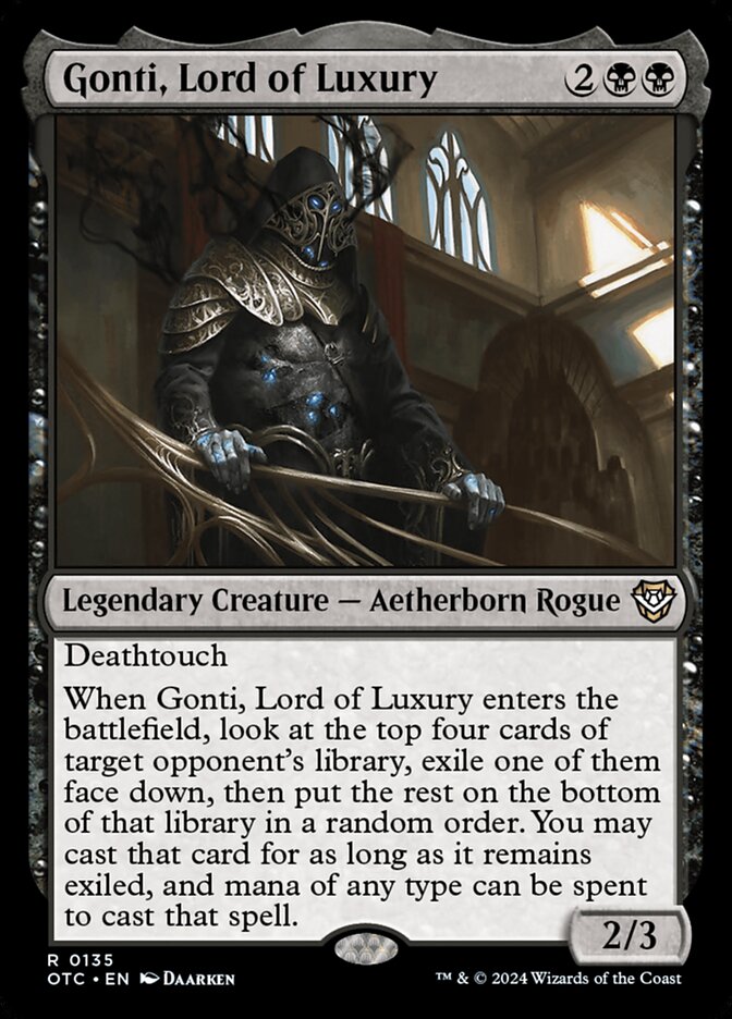 Gonti, Lord of Luxury (135) - Outlaws of Thunder Junction Commander (OTC)