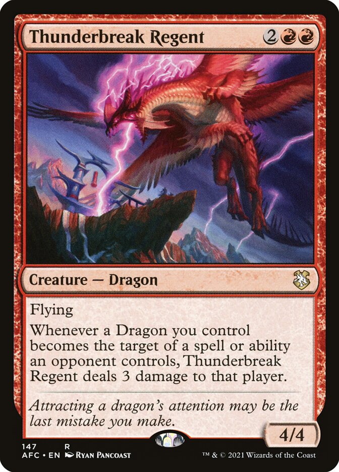 Thunderbreak Regent (147) - Forgotten Realms Commander (AFC)
