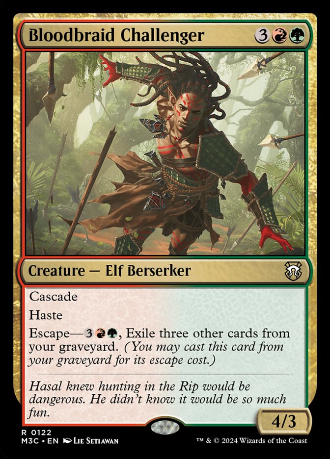 Bloodbraid Challenger - [Foil] Modern Horizons 3 Commander (M3C)