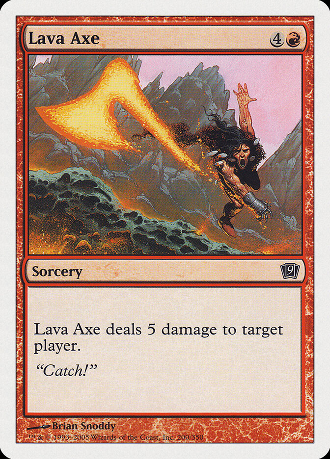 Lava Axe (200) - Ninth Edition (9ED)