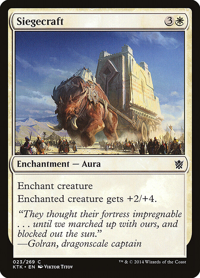 Siegecraft (23) - Khans of Tarkir (KTK)