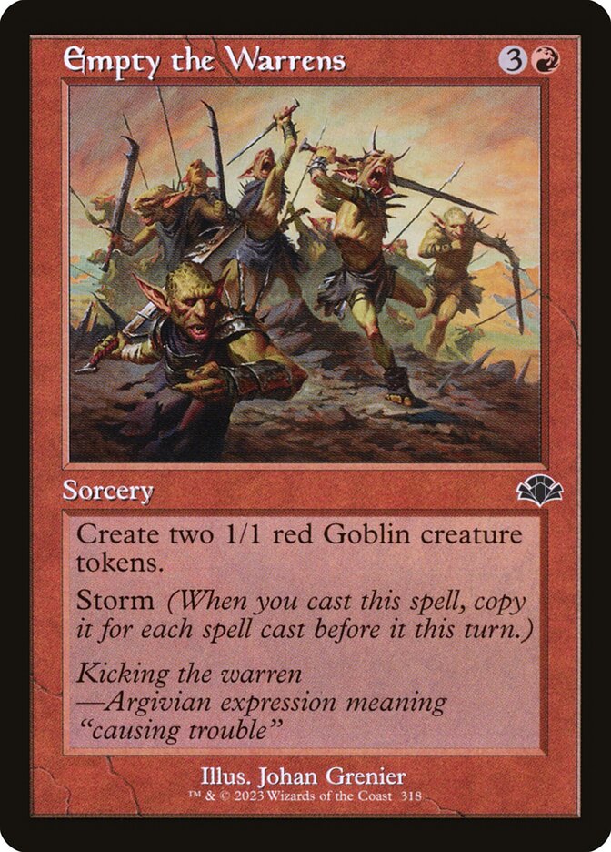 Empty the Warrens (318) - Dominaria Remastered (DMR)