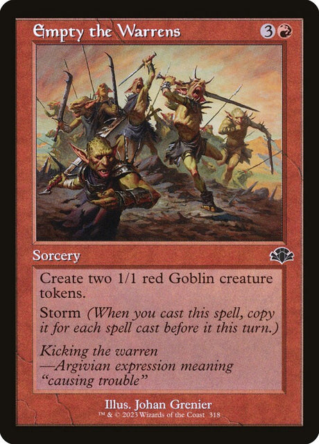 Empty the Warrens (318) - Dominaria Remastered (DMR)