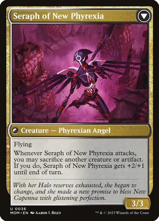 Seraph of New Capenna // Seraph of New Phyrexia (36) - March of the Machine (MOM)