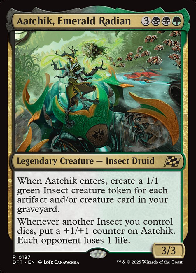 Aatchik, Emerald Radian - [Foil] Aetherdrift (DFT)