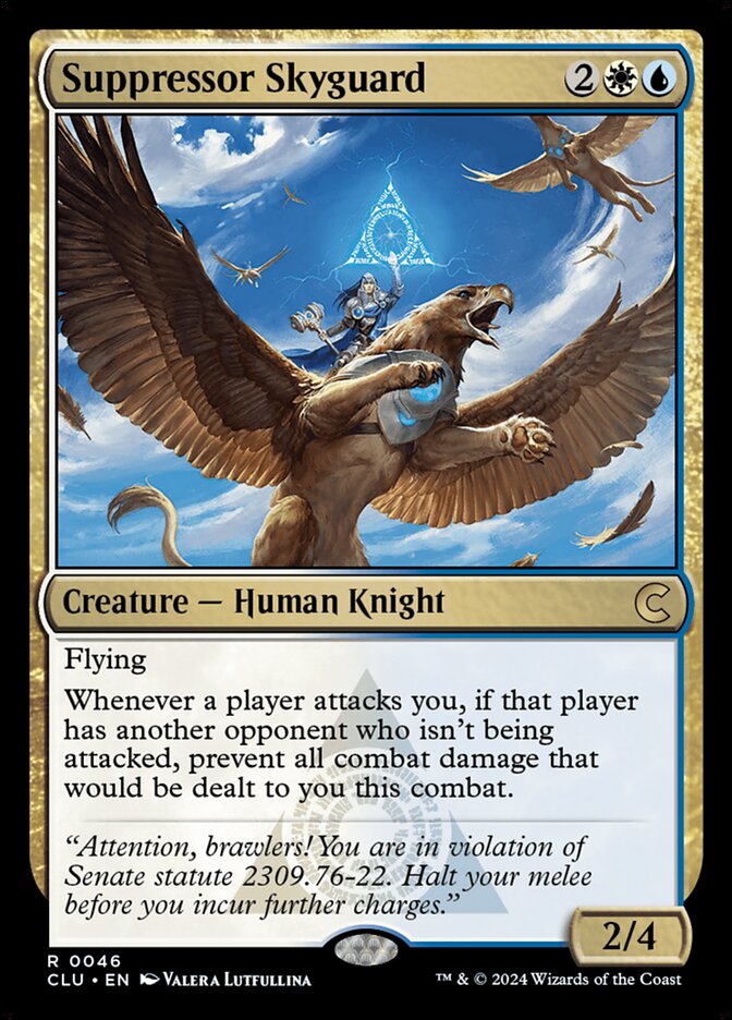 Suppressor Skyguard (46) - Ravnica: Clue Edition (CLU)