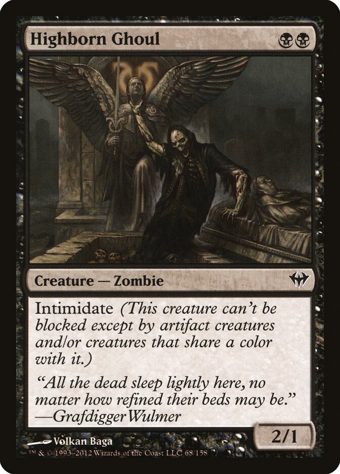 Highborn Ghoul (68) - Dark Ascension (DKA)