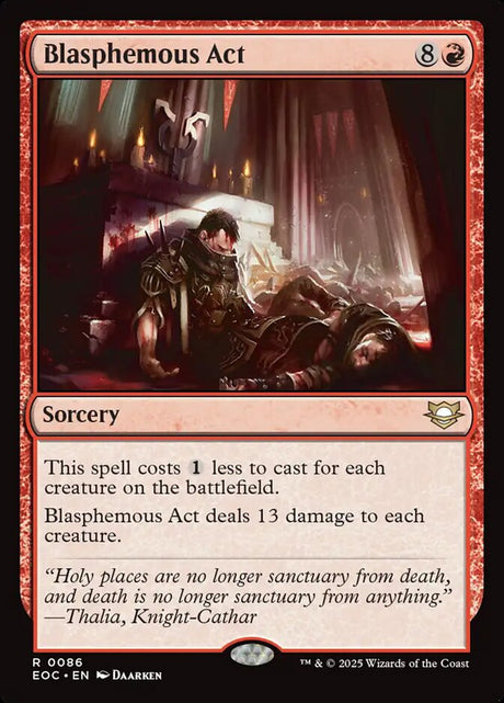 Blasphemous Act (86) - Edge of Eternities Commander (EOC)