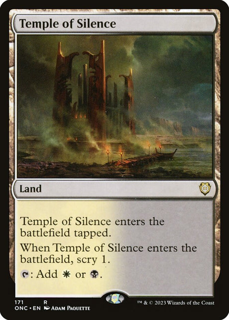 Temple of Silence (171) - Phyrexia: All Will Be One Commander (ONC)