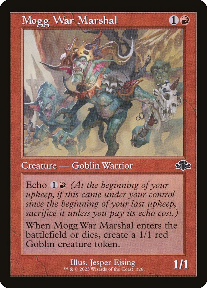 Mogg War Marshal (326) - Dominaria Remastered (DMR)