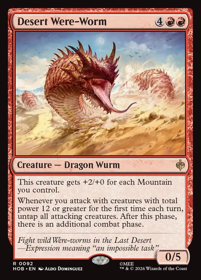 Desert Were-Worm (92) - The Hobbit (HOB)