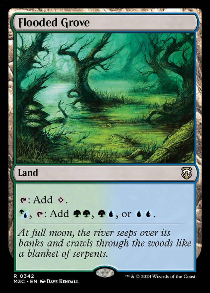 Flooded Grove (342) - Modern Horizons 3 Commander (M3C)