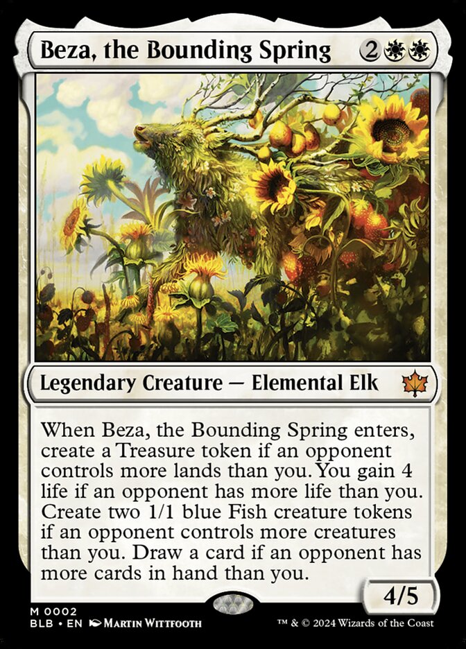 Beza, the Bounding Spring - [Foil] Bloomburrow (BLB)