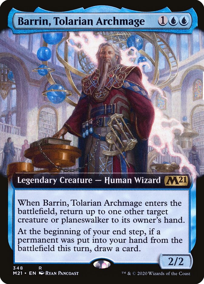Barrin, Tolarian Archmage (348) - Core Set 2021 (M21)