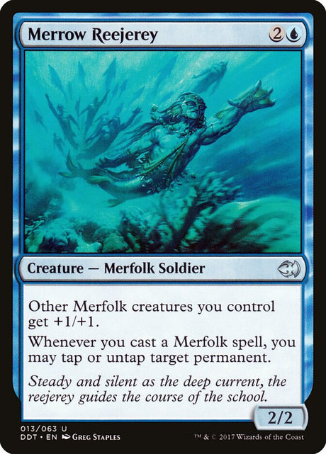Merrow Reejerey (13) - Duel Decks: Merfolk vs. Goblins (DDT)