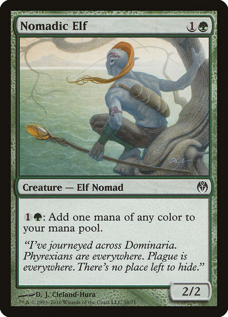 Nomadic Elf (38) - Duel Decks: Phyrexia vs. the Coalition (DDE)