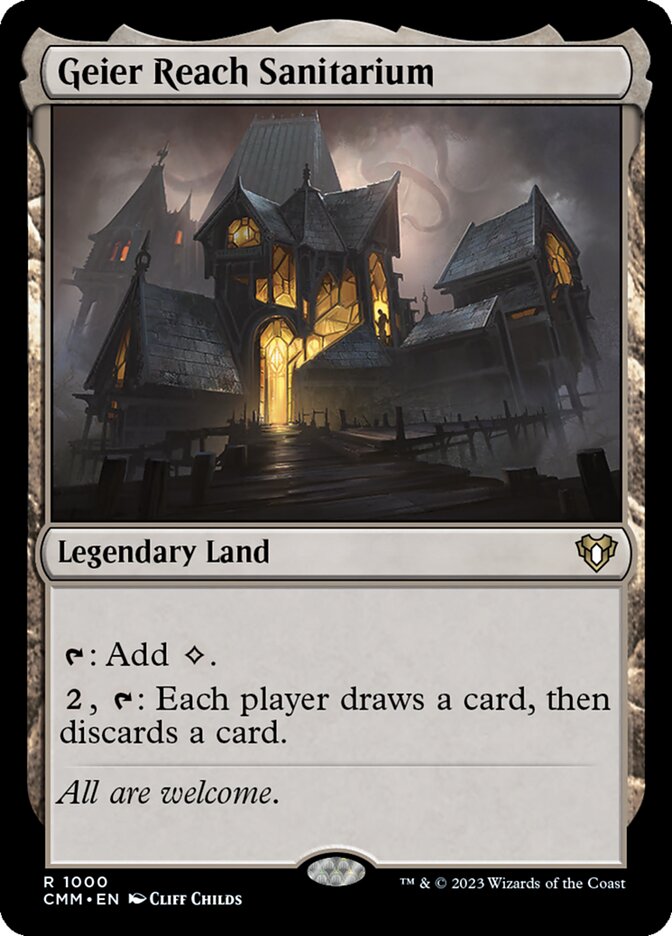 Geier Reach Sanitarium (1000) - Commander Masters (CMM)