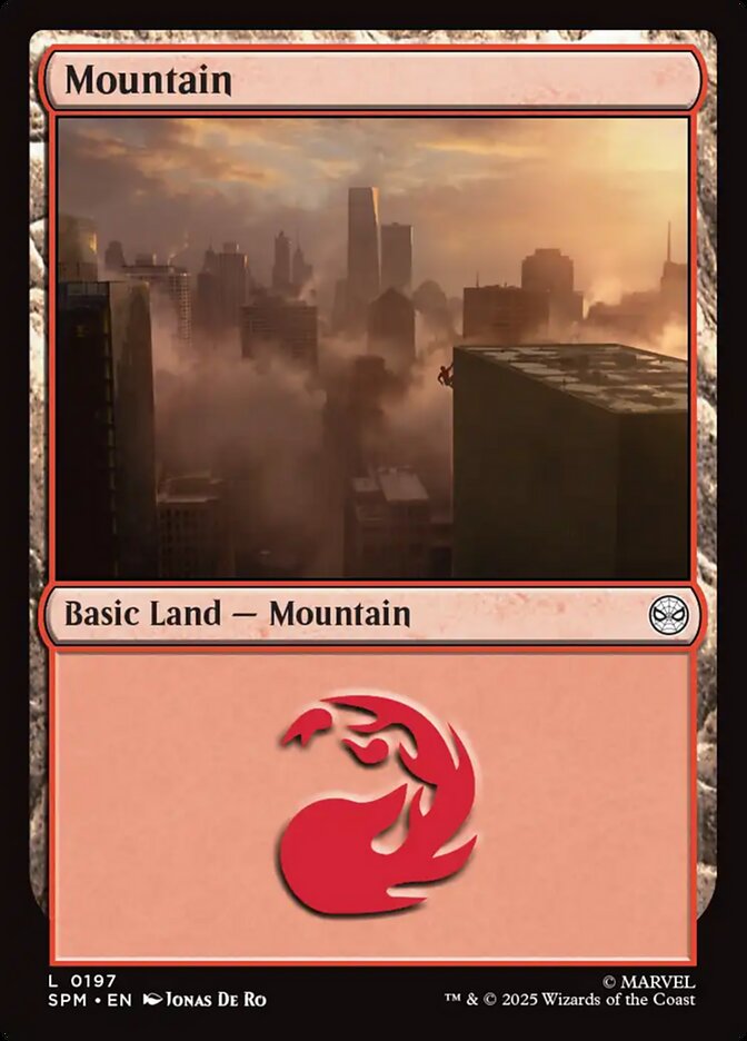 Mountain (197) - [Foil] Marvel's Spider-Man (SPM)