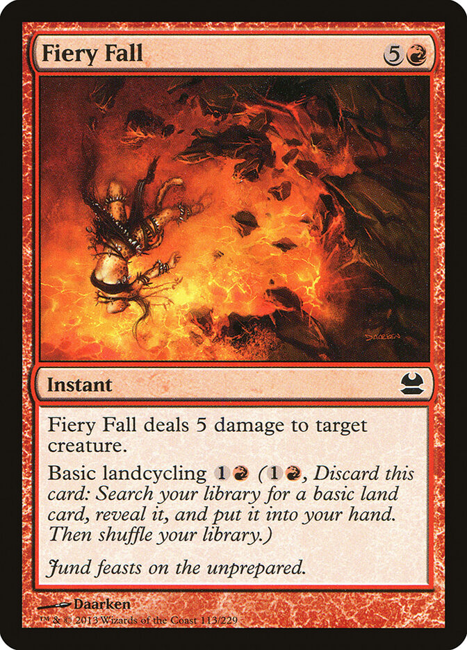 Fiery Fall (113) - Modern Masters (MMA)