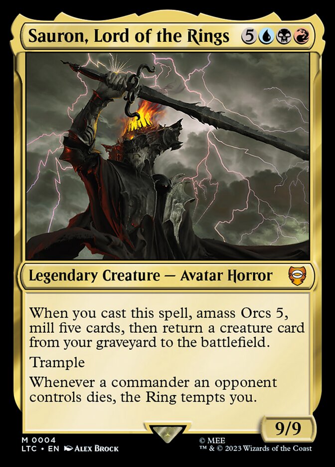 Sauron, Lord of the Rings (4) - Tales of Middle-earth Commander (LTC)