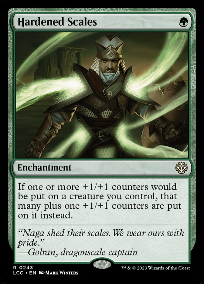 Hardened Scales (243) - The Lost Caverns of Ixalan Commander (LCC)