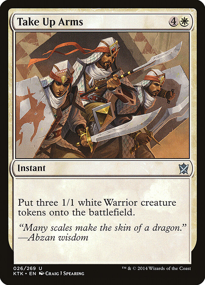 Take Up Arms (26) - Khans of Tarkir (KTK)