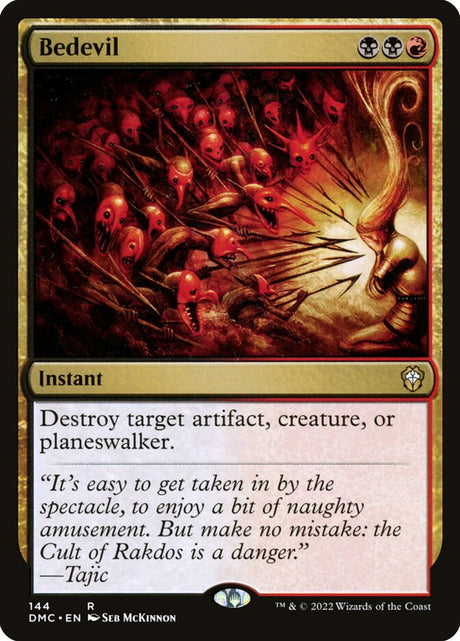 Bedevil (144) - Dominaria United Commander (DMC)