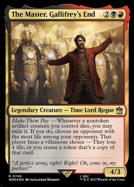 The Master, Gallifrey's End (749) - Doctor Who (WHO)