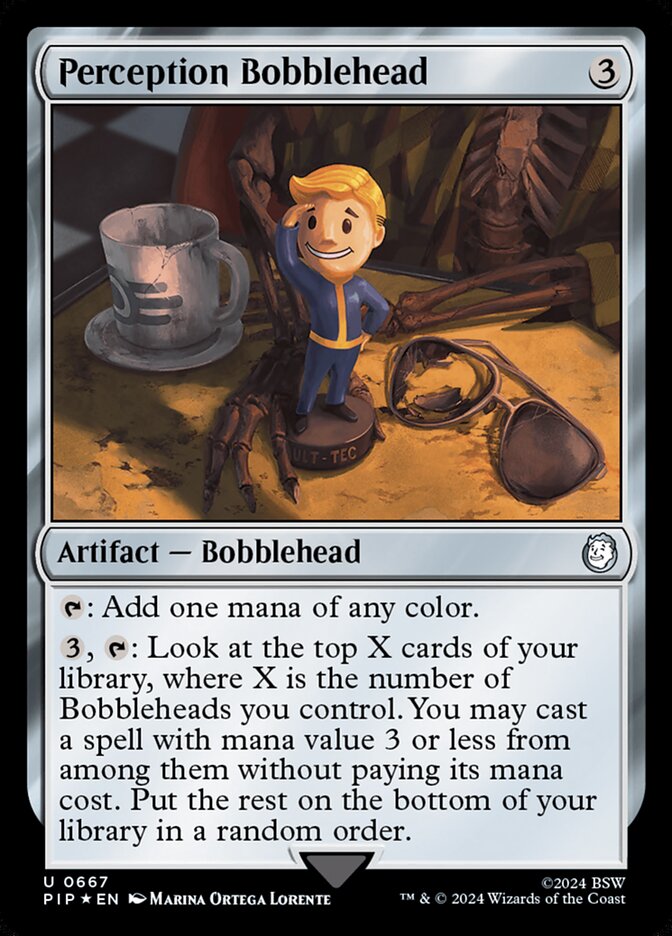 Perception Bobblehead - [Surge Foil] Fallout (PIP)
