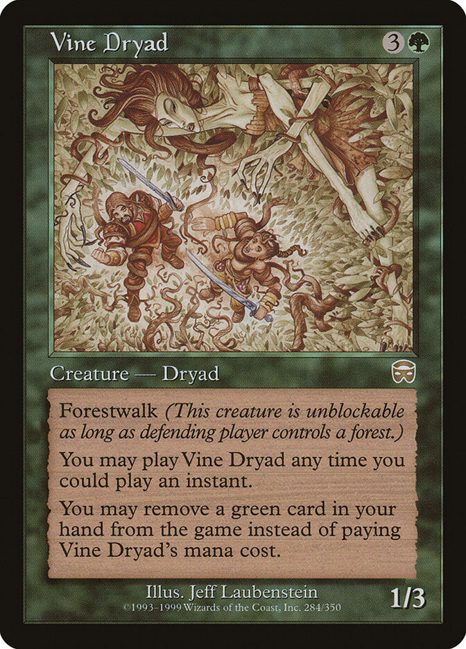 Vine Dryad (284) - Mercadian Masques (MMQ)
