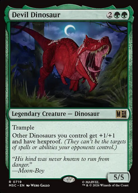 Devil Dinosaur (719) - Marvel Super Heroes Commander (MSC)