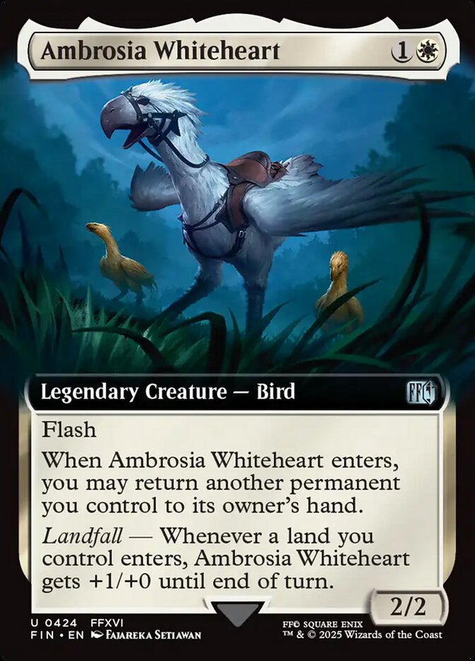 Ambrosia Whiteheart (424) - [Foil, Extended Art] Final Fantasy (FIN)