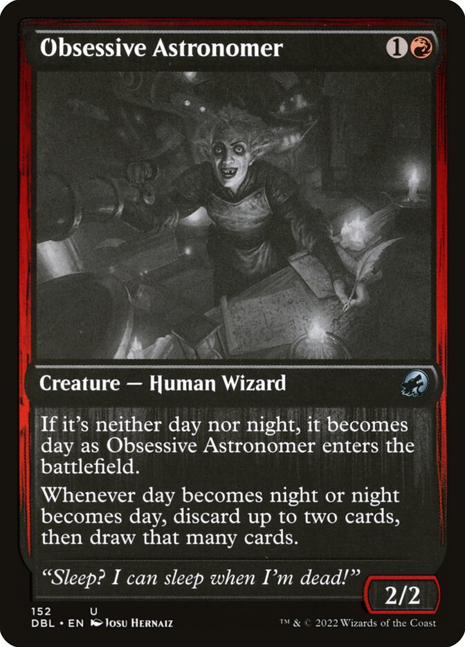 Obsessive Astronomer - [Foil] Innistrad: Double Feature (DBL)