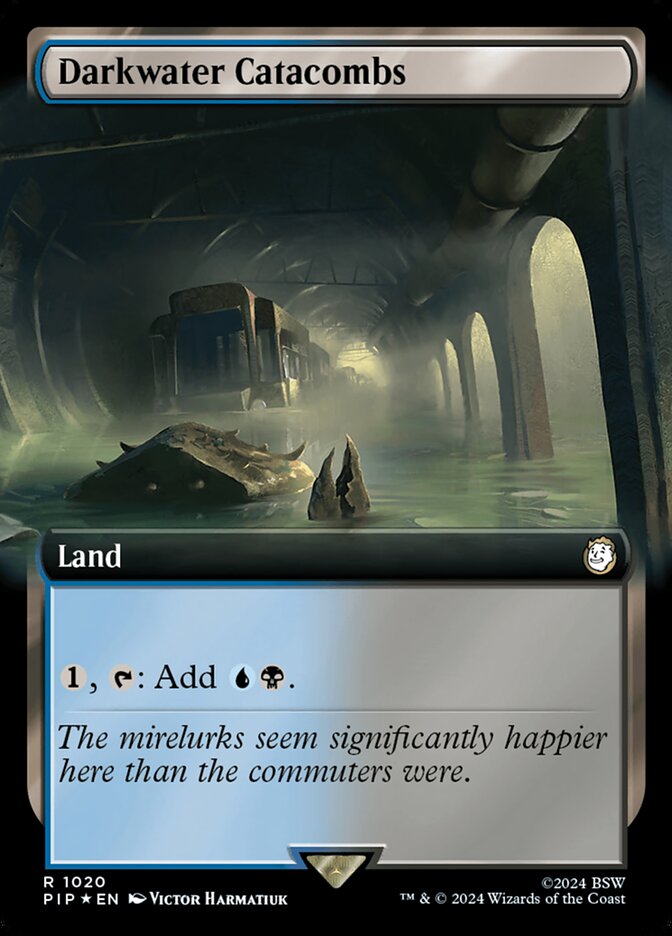 Darkwater Catacombs - [Surge Foil, Extended Art] Fallout (PIP)