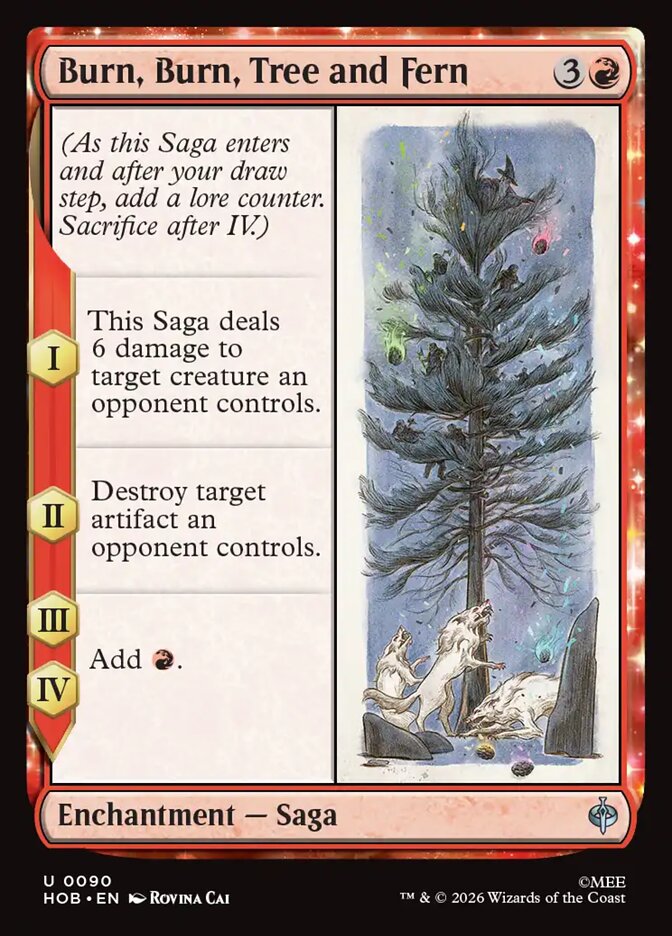 Burn, Burn, Tree and Fern (90) - The Hobbit (HOB)