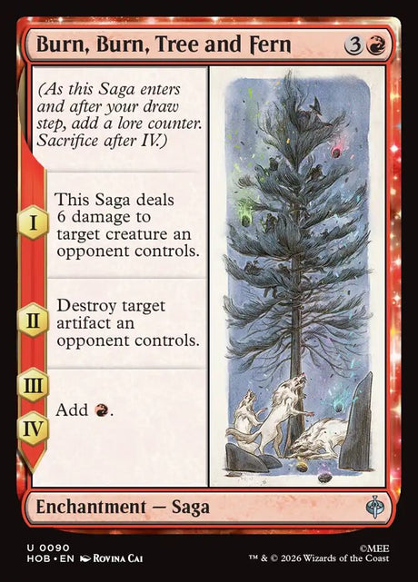 Burn, Burn, Tree and Fern (90) - The Hobbit (HOB)