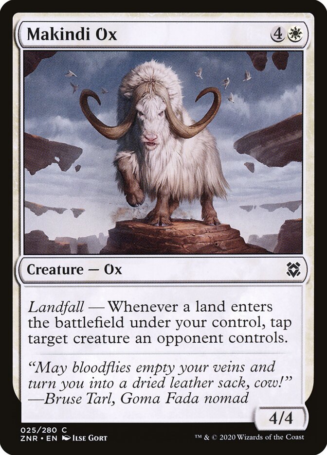 Makindi Ox (25) - Zendikar Rising (ZNR)