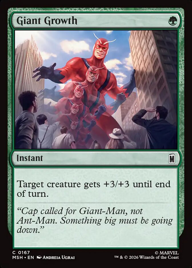 Giant Growth (167) - Marvel Super Heroes (MSH)