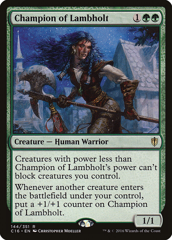Champion of Lambholt (144) - Commander 2016 (C16)