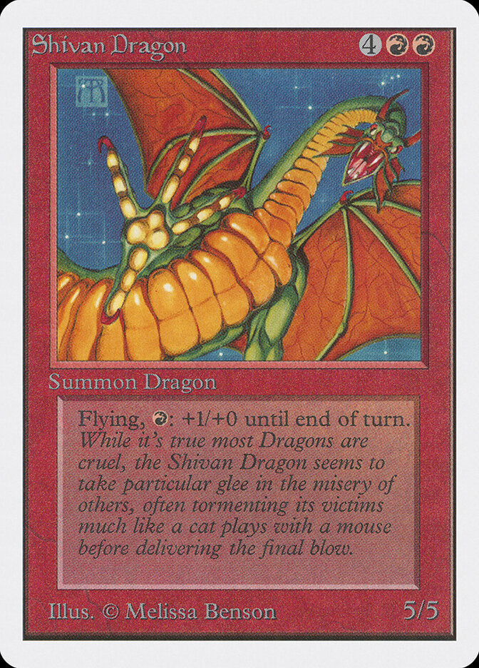 Shivan Dragon (175) - Unlimited Edition (2ED)