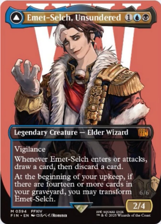 Emet-Selch, Unsundered // Hades, Sorcerer of Eld (394) - [Borderless] Final Fantasy (FIN)