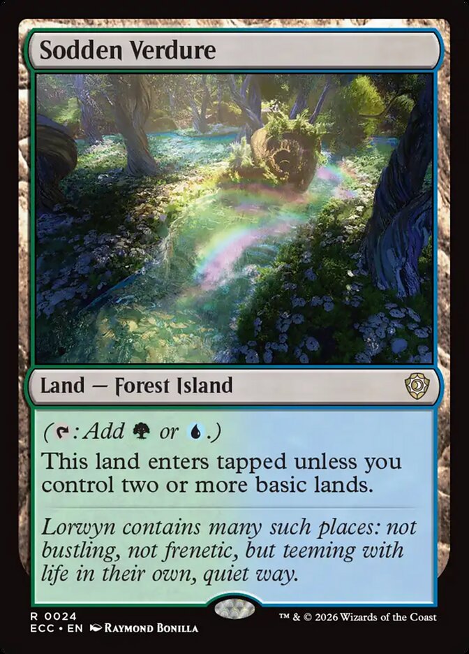 Sodden Verdure (24) - Lorwyn Eclipsed Commander (ECC)
