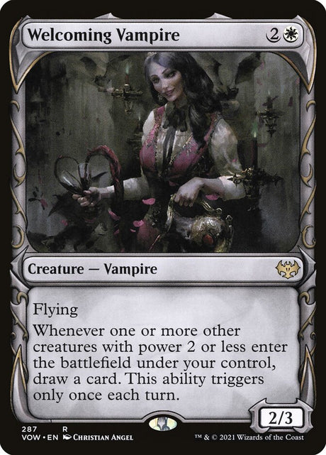 Welcoming Vampire (287) - Innistrad: Crimson Vow (VOW)