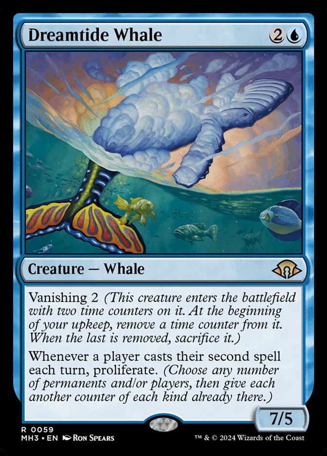Dreamtide Whale (59) - Modern Horizons 3 (MH3)
