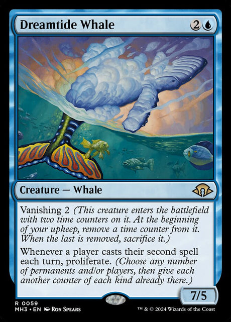 Dreamtide Whale (59) - Modern Horizons 3 (MH3)