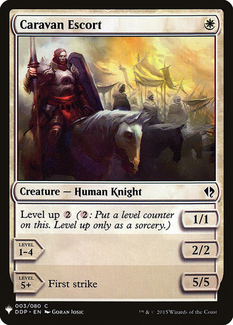 Caravan Escort (DDP-3) - The List (PLST)