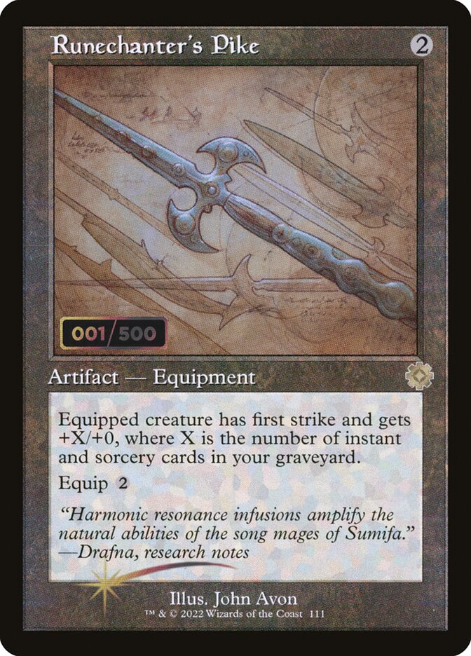 Runechanter's Pike (111z) - The Brothers' War Retro Artifacts (BRR)