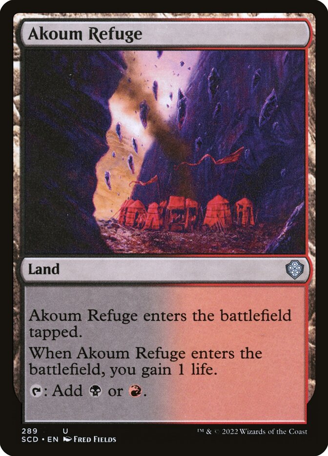 Akoum Refuge (289) - Starter Commander Decks (SCD)